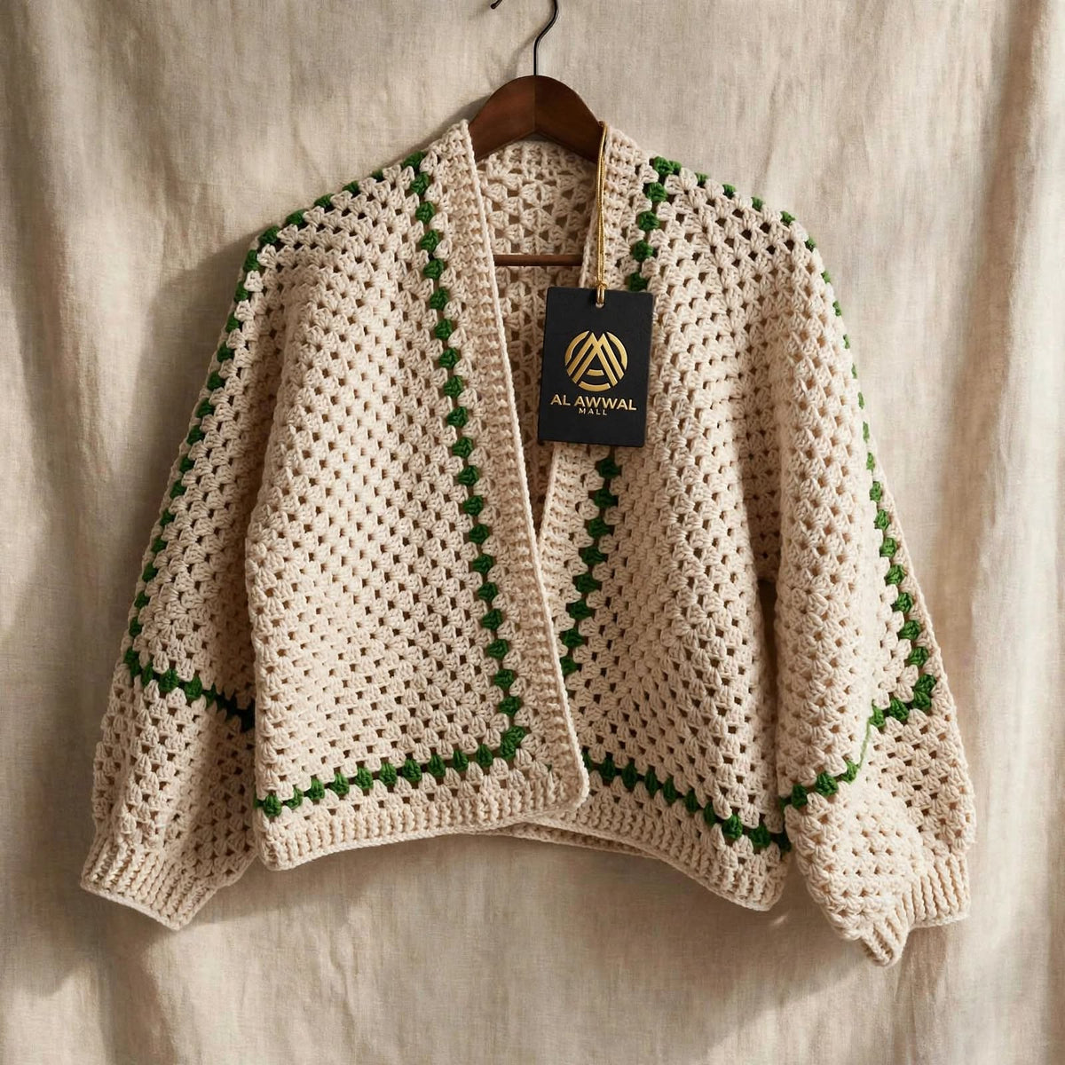 Handmade Crochet Simple Light Sweater – Soft & Elegant Everyday Wear