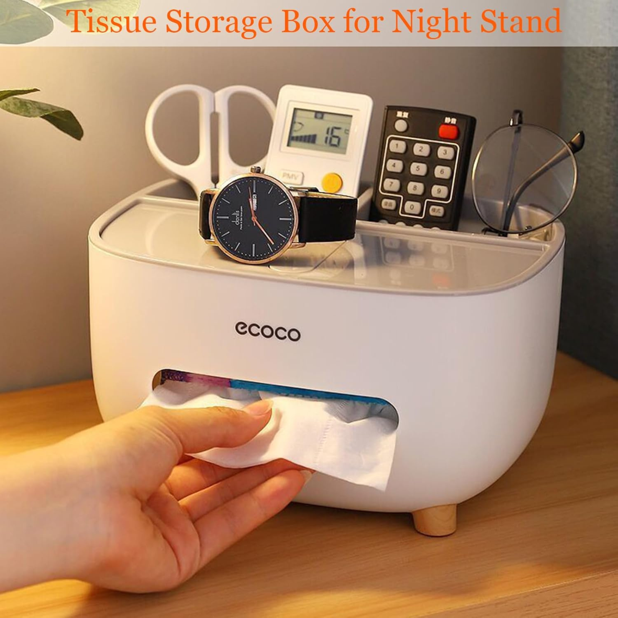 Multifunctional Tissue Box Cover