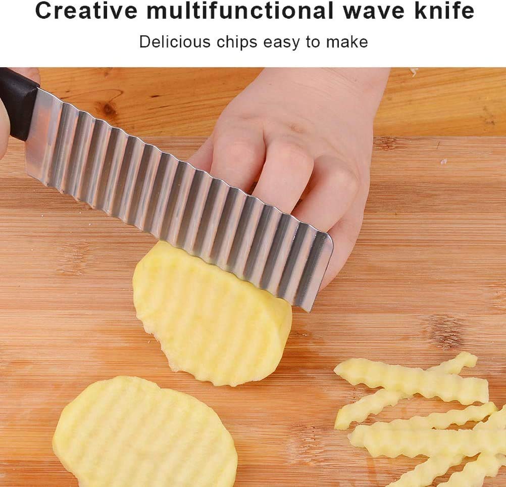 Potato Cutter – Wave Blade Fries & Vegetable Slicer
