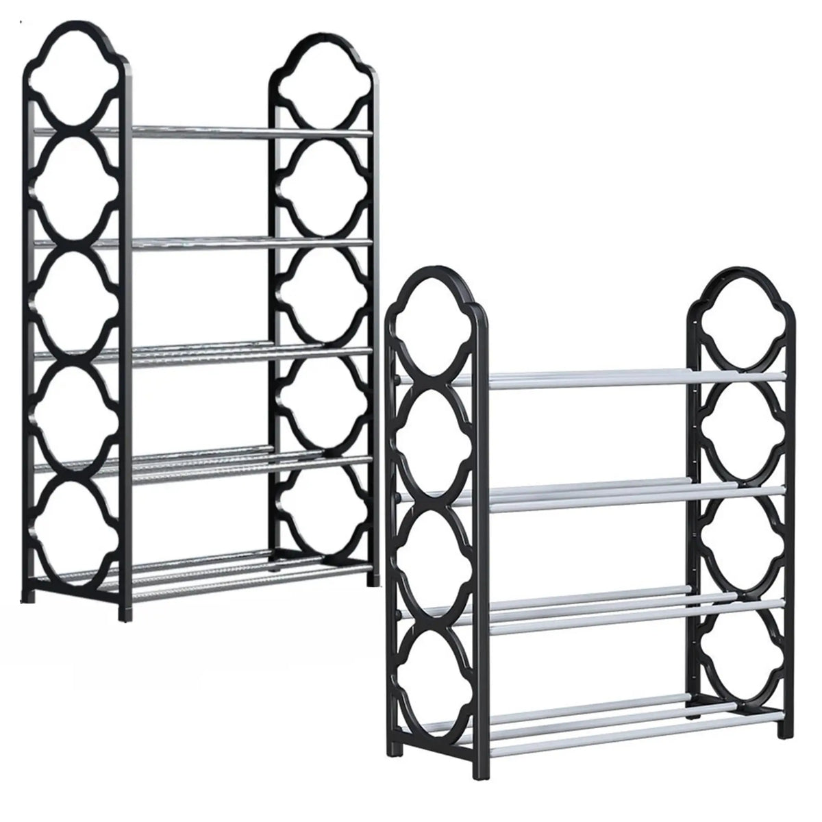 Stainless Steel Detachable Shoe Rack 4 & 5 Layers