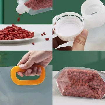 Airtight Grain Storage Bag with Screw Seal Lid
