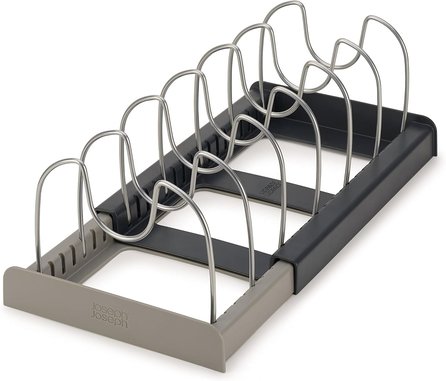Expandable Cookware Pot Lids Organizer | Stainless Steel Kitchen Pot Organizer