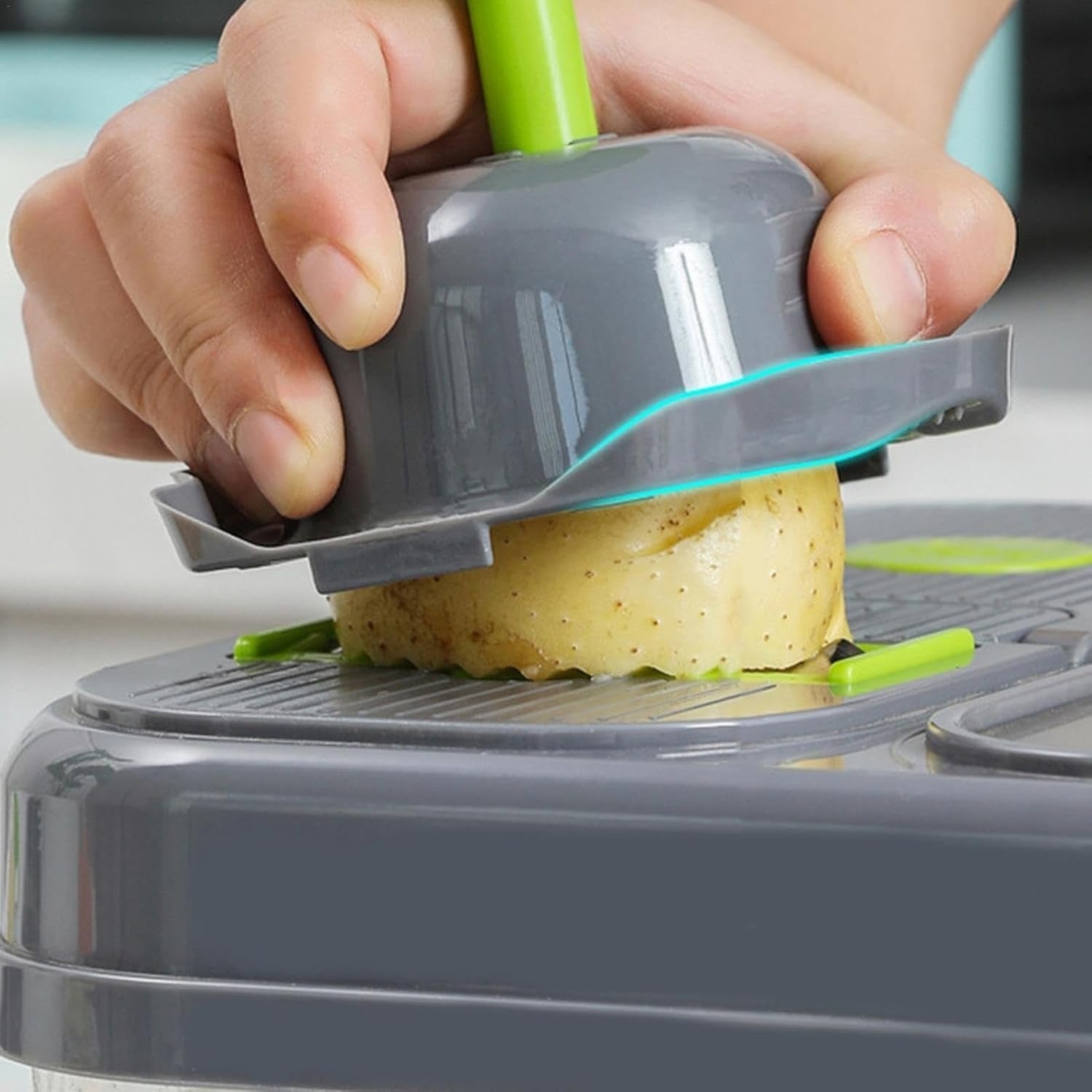 All in one Vegetable Cutter With Cutting Board And Storage Boxes (22 pcs)