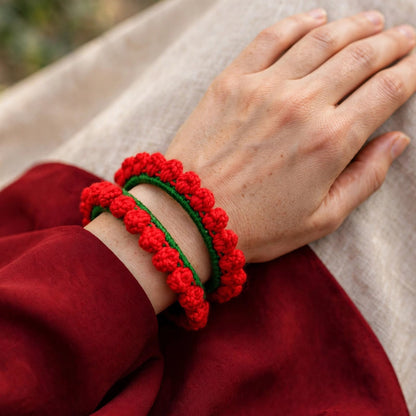 Handmade Crochet Bangles – Stylish & Unique Crochet Bracelets