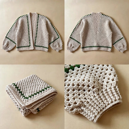 Handmade Crochet Simple Light Sweater – Soft & Elegant Everyday Wear