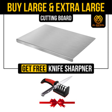 Food-Grade Stainless Steel Cutting Board