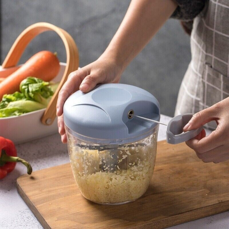 Manual Meat Mincer & Garlic Chopper – Multi-Function Kitchen Grinder