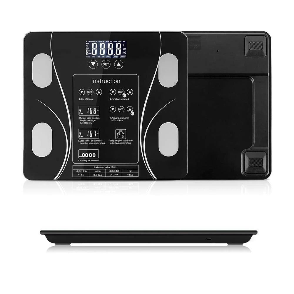 Smart Digital Body Fat Scale | Bluetooth BMI & Body Composition Analyzer