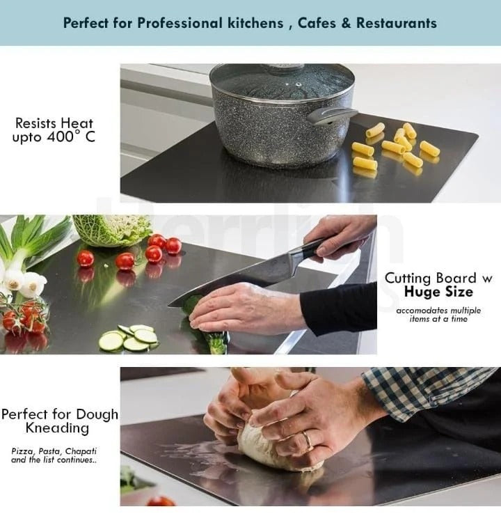 Food-Grade Stainless Steel Cutting Board