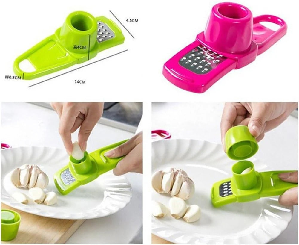 Mini Garlic Grater Manual Crusher