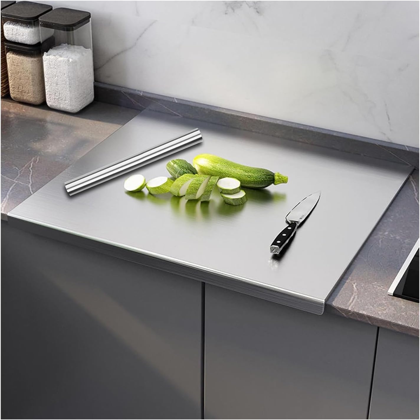 Food-Grade Stainless Steel Cutting Board